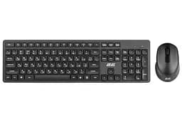2E Комплект клавіатура та миша MK420 WL, EN/UK/RU, чорний