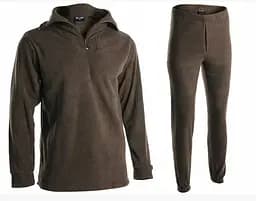 Термобілизна тактична на флісі Mil-Tec od Thermoflece undermoflece with zipper Олива 11220001 -XL
