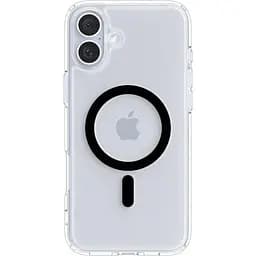 Прозорий чохол Spigen Ultra Hybrid MagSafe Black для iPhone 16 (ACS08206) - мініатюра 5
