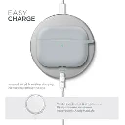 Силіконовий чохол для навушників Apple AirPods Pro 2 2022, Hang Case, люмінесцентний, ультратонкий захисний кейс товщиною 2 мм, захист від подряпин, пилу та ударів, компактний, з карабіном для кріплення, ArmorStandart (ARM68592) - мініатюра 7