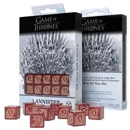 Набор кубиков Game of Thrones. Lannister 10xD6 Dice Set (10 шт.) (GOT/00190166/2025/2/B)