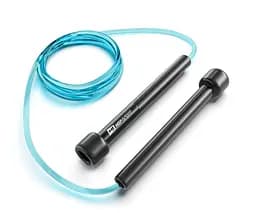 Скакалка Hop-Sport Crossfit NEW з пластиковими ручками HS-P025JR синя - мініатюра 3