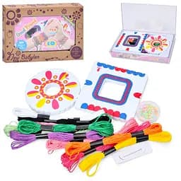 Детский набор творчества "New babylon" Bambi 11888C нитки 10 штук 10 цветов