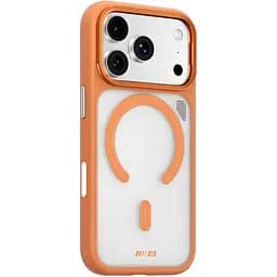 TPU+PC чохол Blueo Frosted Heat Dissipation Stand with MagSafe для Apple iPhone 17 Pro (6.3) Помаранчевий / Orange