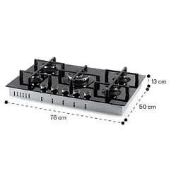 Газова варильна поверхня Klarstein Illuminosa 5 (10035465) - мініатюра 2
