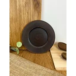 Тарілк керамічна (глиняна) Гладкаа 19 см 