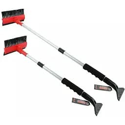 Щітка Sapfire SF-21 зі скребком та телескопічною алюмїнієвою ручкою 65-93 см