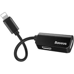 AUX-адаптер Baseus L37 Lightning Male to 2 Lightning Female 0.12 м