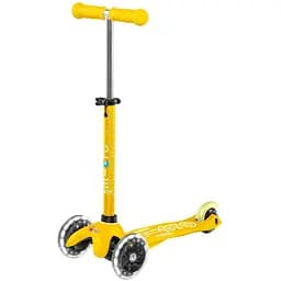 Самокат Micro Mini Deluxe LED, желтый (MMD053)