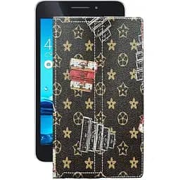 Чехол StatusCASE из экокожи для планшета Asus MeMo Pad 7 ME375Cl Луи-Витон-коричневый