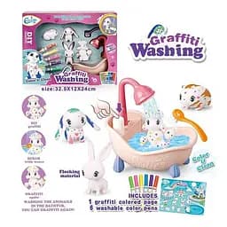 Набор для творчества, 4 фигурки, фломастеры, ванночка, 32x12x24 см, 803