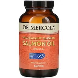 Аляскинский рыбий жир Dr. Mercola Wild Caught Alaskan Salmon Oil 90 капсул