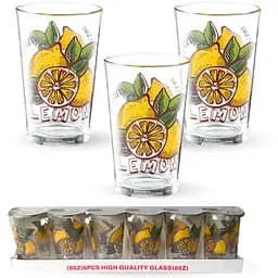 Набор стаканов S&T Лимон 6 шт. х 210 мл (945-7)