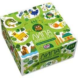 Обучающая настольная игра Липа Дерево слов Мальвы 360111, 105 карт