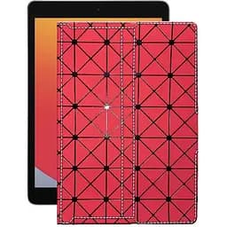 Чохол StatusCASE з екошкіри для планшету Apple iPad 7 10.2 (2019) Червоний ромб