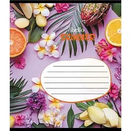 Зошит учнівський "Фруктовий сет" Leader 018-530414K-4 в клітинку, 18 аркушів