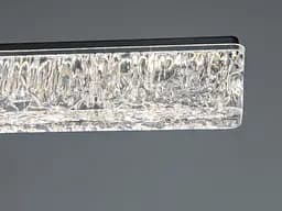Підвісна LED-люстра Diasha XH1001/1000BK, чорна, 100x4 см, 28 W - мініатюра 6