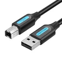 Кабель Vention USB type А 2.0 — USB type B для принтерів, БФП 2.0 480 Мбіт/с 2 A 3 м Black (COQBI)