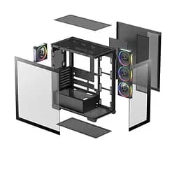 Корпус DeepCool CG580 4F V2 Black (R-CG580-BKADA4-G-2) без БЖ - мініатюра 3