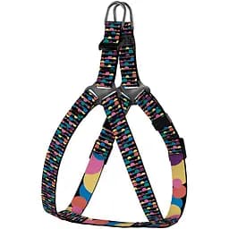 Шлея для собак дрібних порід BronzeDog Urban Art Бульки XXS 24-30 см