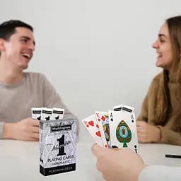 Гральні карти WADDINGTONS No.1 Playing Cards - Platinum - мініатюра 6