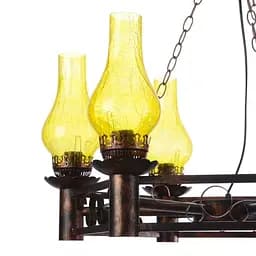 Люстра підвісна Brille кантрі E27 60W BR (BKL-813S/6) - мініатюра 3