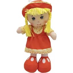 Лялька м'яка Devilon 36 см у червоній сукні (860821)