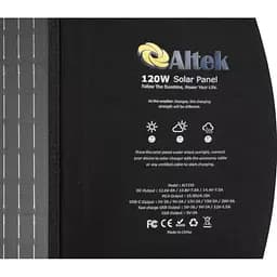Портативна сонячна панель Altek ALT-120 (2115543) [164313] - мініатюра 8