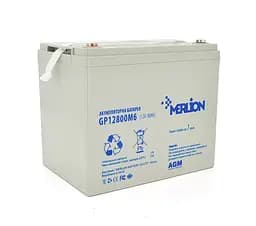 Аккумуляторная батарея AGM MERLION GP-12800M8 12V 80Ah - мініатюра 1