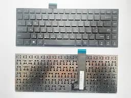 Клавіатура для ноутбуків Asus S400, S451, X402 чорна без рамки