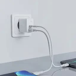 МЗП Acefast A5 PD32W+QC3.0 (1USB-A/1C) White - мініатюра 3