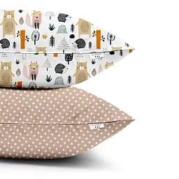 Набір наволочок Cosas Forest 40х60 см (SetPillow_ForestBeige_DotsBeige_40х60) - мініатюра 2