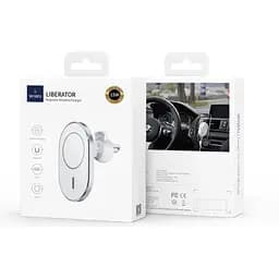 Автотримач з бездротовою зарядкою WiWU CH306 MagSafe 15 W White - мініатюра 4