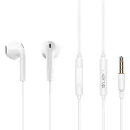 Дротові навушники Yison X1 3.5 mm вкладиші з мікрофоном 1.2 m White