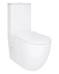 Унитаз напольный Qtap Robin New Ultra Quiet с сиденьем Slim Duroplast/ Soft-close/ Quick Release QT13226083AW