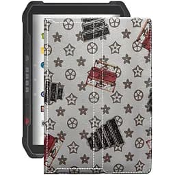 Чехол StatusCASE из экокожи для планшета Speedata SD100 Orion Луи-Витон-белый