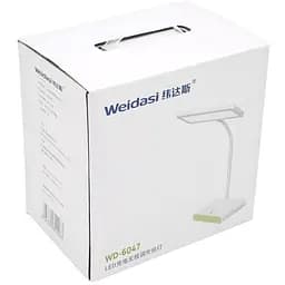 Настільна лампа Weidasi WD-6047 5W 20 LED 233 Lm сенсорне керування 2400 mAh White Box - мініатюра 3