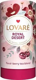 Чай Lovare Королевский десерт фруктовый, 80 г, к/б