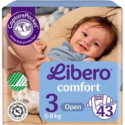 Подгузники Libero Comfort 3 (5-8 кг) 43 шт.