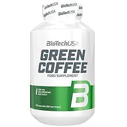 Натуральна добавка BioTech Green Coffee, 120 капсул