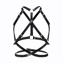 Женская портупея Art of Sex - Agnessa Leather harness, Черный XS-M