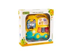 Музична іграшка Baby Team Веселий автобус жовтий (8633_желтый) - мініатюра 4