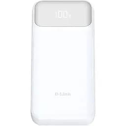 Акумулятор портативний літій-іонний D-Link Power Bank 20000мА*рік, 65Вт PD 3.0, QC 3.0, 2xUSB-C, 1xUSB-A з дисплеєм, білий