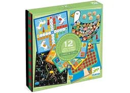 Настольная игра Djeco Набор классических игр 12 в 1 (12 Classic Games by Djeco) (DJ05218)