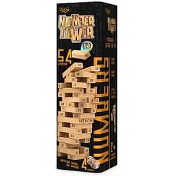 Настольная игра Danko Toys Джанга Number Tower (укр.) (NT-01U)