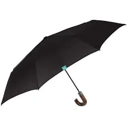 Зонтик Perletti Time складной автоматический черный (P26351)