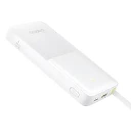Зовнішній акумулятор Baseus Bipow 2 Digital Display Power Bank With Built-in USB-C Cable 20000mah 20W Moon White (P10077101213-01) - мініатюра 4