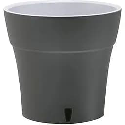Вазон Santino Dali 5 л антрацитово-сірий (DAL50ANT/GRY-MAT)