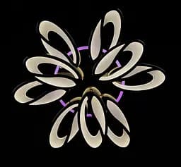 LED люстра світильник з пультом і підсвічуванням Splendid-Ray 30-3981-06 - мініатюра 8