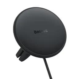 Бездротовий Автомобільний зарядний пристрій Baseus CW01 MagSafe Wireless Charging 15W (+АЗУ USB 25W) чорний C40141000111-01 - мініатюра 3